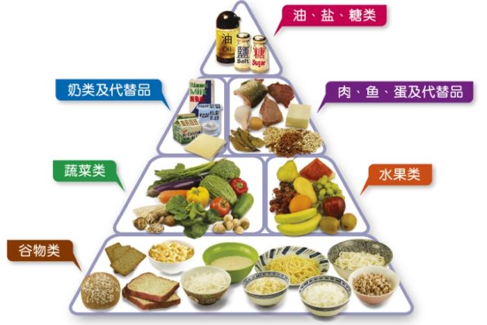 健康飲食金字塔 健康飲食金字塔
